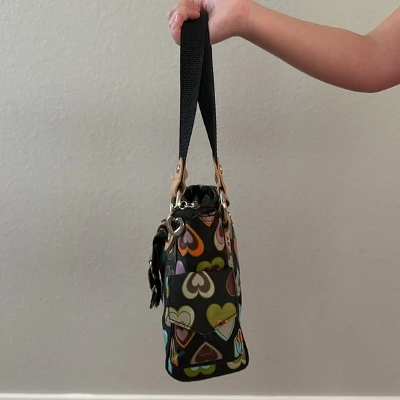 Y2K Heart Print Mini Bag Unbranded - Picture 7 of 10